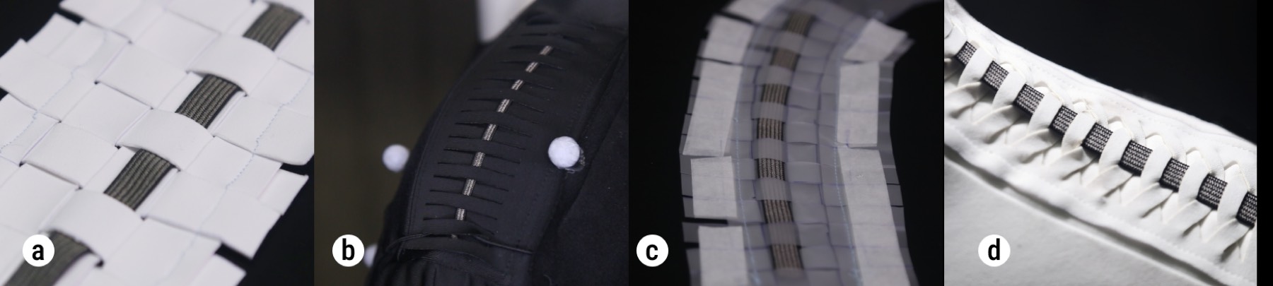 Panel-woven textile structure